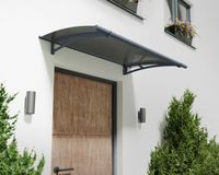 Vordach Aquila 1.5x0.9 solar grau klar