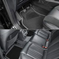 Autoteppich Matrix schwarz-grau