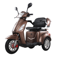 3-Rad Seniorenmobil VISTA 25 km/h – Braun, 1000 W, 50 km Reichweite, Lithium-Akku