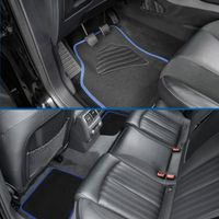 Autoteppich Matrix schwarz-blau