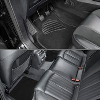 Autoteppich Matrix schwarz-schwarz