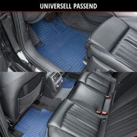 Gummimatte New Style 4 tlg. schwarz-blau