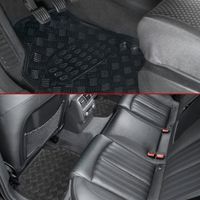 Automatte Metallic 4 tlg. carbon