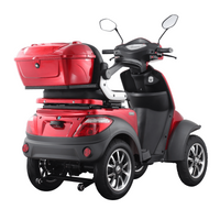 Elektromobil VISTA 25 km/h – 4-rädriges Seniorenmobil mit COC-Zulassung Rot