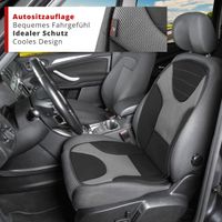 Sitzaufleger Grafis schwarz-grau