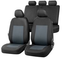 Autositzbezug Sandray grau-schwarz