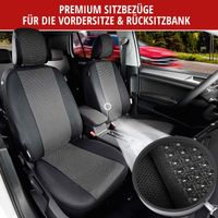 Autositzbezug Pineto schwarz-grau