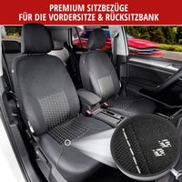 Autositzbezug DotSpot grau-schwarz