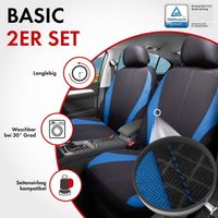 Autositzbezug Dundee schwarz-blau