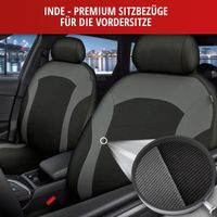 Autositzbezug Inde schwarz