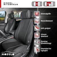 Autositzbezug Modulo schwarz