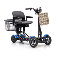 Faltbares 4-Rad E-Seniorenmobil 6 km/h – 2×250 W, 40 km Reichweite, 33 kg leicht