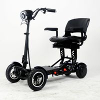 Faltbares 4-Rad Seniorenmobil 6 km/h – Schwarz, 2×250 W, Lithium, bis 40 km