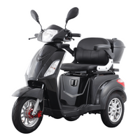 3-Rad Seniorenmobil VISTA 25 km/h – Rot, 1000 W, 50 km Reichweite, Lithium-Akku