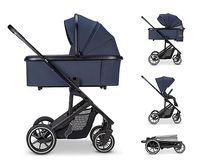 Kombi-Kinderwagen Juntos - Cobalt inkl. Sportsitz, Adapter & Regenschutz