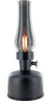 Retro LED Designlampe schwarz