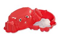 KHW Sandkasten/Wassermuschel Beach Bee - 2er Set, Farbe: rot