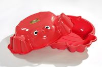 KHW Sandkasten/Wassermuschel Beach Bee - 2er Set, Farbe: rot