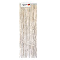 Flauschvorhang 56x185cm beige-weiß meliert, Fliegenschutz, Türvorhang