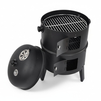 3-in-1 Räuchergrill vertikal, ca. 40 x 80 cm