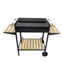 Holzkohle BBQ Grill, ca. 126 x 50 cm 