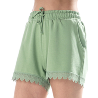 Shorty mit Häkelspitze