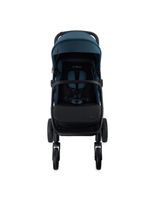 MoMi CLARA Kinderwagen geräumig für Kinder bis 22 kg, verstellbar Blau