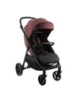MoMi CLARA Kinderwagen geräumig für Kinder bis 22 kg, verstellbar Burgund