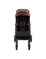 MoMi CLARA Kinderwagen geräumig für Kinder bis 22 kg, verstellbar Burgund