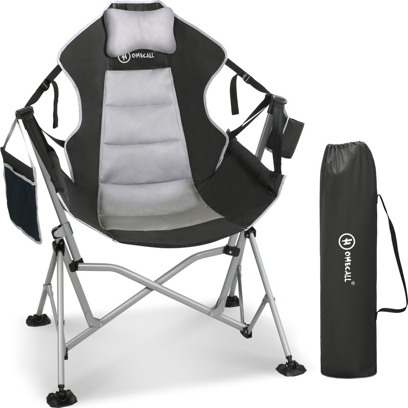 HOMECALL Campingstuhl Stuhl Schaukelstuhl Faltbare Hängestuhl, bis 180 KG