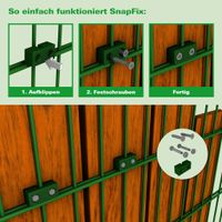 elephant Snapfix® DSM 868 grün 12er Pack