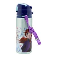 Disney Frozen Trinkflasche – 730 ml Alu mit Strohhalm