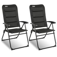 HOMECALL Gartenstuhl Hochlehner Campingstuhl Balkonstuhl, 3D-Mesh, 5-Fach Verstellbar, Bis 150 KG