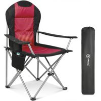 HOMECALL Klappbar Campingstuhl, Hochlehner Angelstuhl, mit Getränkehalter
