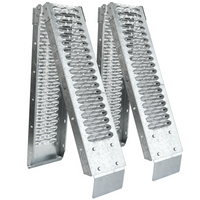 2-teiliges Klapprampen-Set mit Tragegriff 168 x22 x 4,5cm, 400KG belastbar