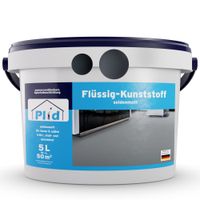 Flüssigkunststoff für Innen & Außen, Silbergrau 2,5L für ca. 25m²
