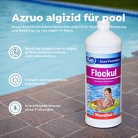 Azuro Flockungsmittel für Pools – Klarwasser und blitzblank