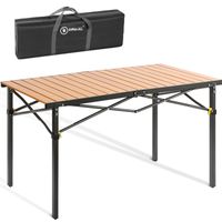 HOMECALL Klapptisch Campingtisch Balkontisch Gartentisch, Aluminum Roll Up Tabletop, bis 100kg