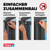 Fliegengitter Adapter-Set für ALU-Türen, weiß