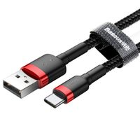 Baseus USB-C Nylonkabel 2 m – Schnell & Robust