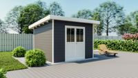 WPC Gartenhaus Flachdach M FSC100%