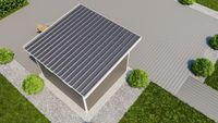 WPC Gartenhaus Flachdach M FSC100%