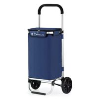 40L Einkaufstrolley – Klappbarer Einkaufswagen in Blau