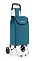 Einkaufstrolley 30L – Aluminium-Trolley in Türkis