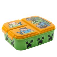 Minecraft Brotdose – 3-fach unterteilt für Kinder