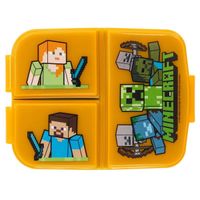 Minecraft Brotdose – 3-fach unterteilt für Kinder