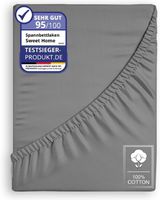 Weiches Jersey Spannbettlaken 140x200 cm – Anthrazit