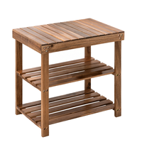 Schuhregal mit Sitzfläche