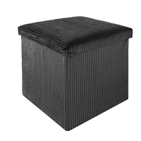 Cord-Sitzwürfel, Dunkelgrau