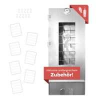 Räucherofen XL mit Zubehör, Räucherschrank 110 cm hoch aus legiertem Stahl